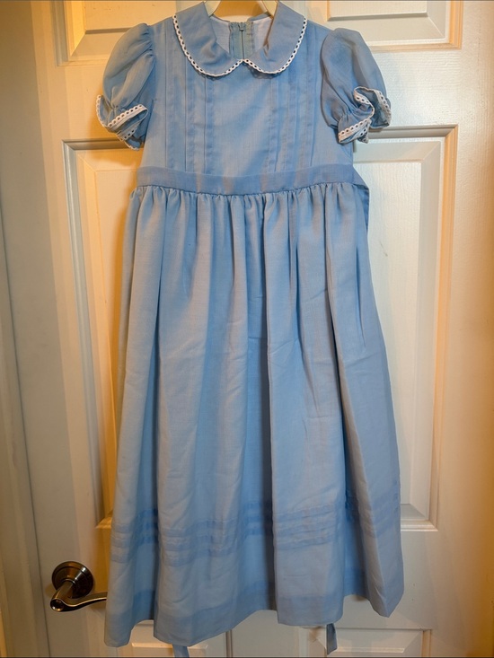 Other - Classic Light Blue Peter Pan Collar Girls Vintage Dress